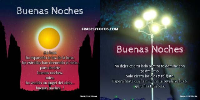 15 Frases e imagenes de Buenas Noches para traerte paz nocturno luna brillos de noche