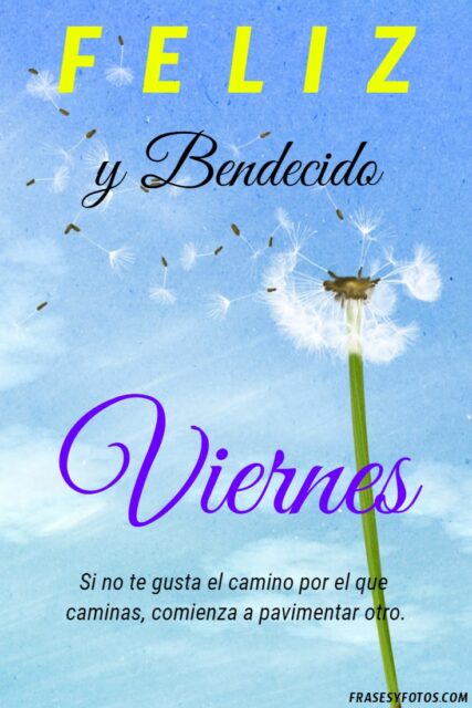 24 Feliz y bendecido Viernes Bellas imagenes en Acuarela con frases mensajes para saludar 1