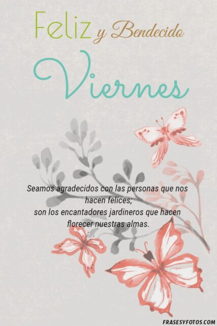 24 Feliz y bendecido Viernes Bellas imagenes en Acuarela con frases mensajes para saludar 12