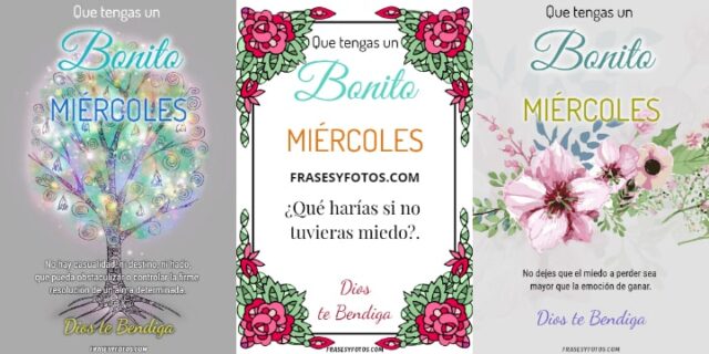 Bonito día Miércoles para compartir 68+ imágenes diseñadas