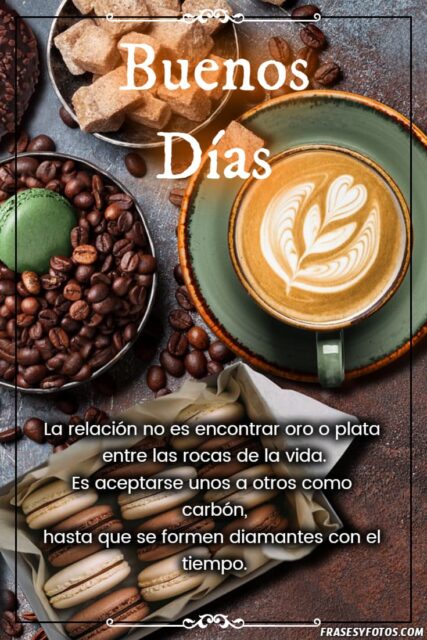 24 variadas imagenes con mensajes de Desayuno y Buenos Dias cafe y Frases 15
