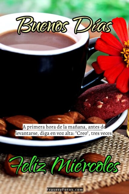 26 Feliz Miercoles con cafe imagenes Desayuno frases y saludos para redes sociales 21