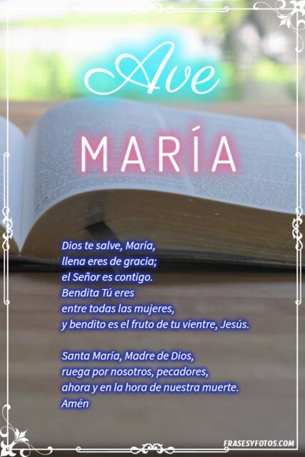 27 Ave Maria Bonitas imagenes oraciones cristianas rezar Dios te salve Maria 1