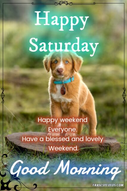 27 Happy Saturday Good morning pretty images and phrases 3