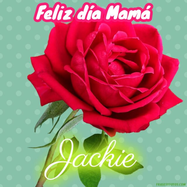 50 Feliz dia Mama con Nombres Rosa roja bonita para dedicar a tu Madre 30