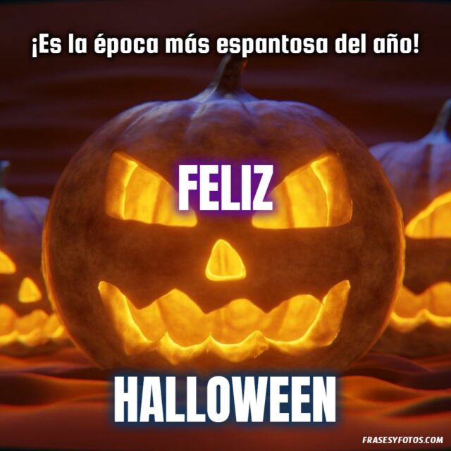 Feliz Halloween 17 imagenes 50 FRASES calabazas brujas fantasmas sustos mensajes de pesadilla 14