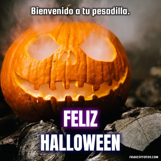 Feliz Halloween 17 imagenes 50 FRASES calabazas brujas fantasmas sustos mensajes de pesadilla 8