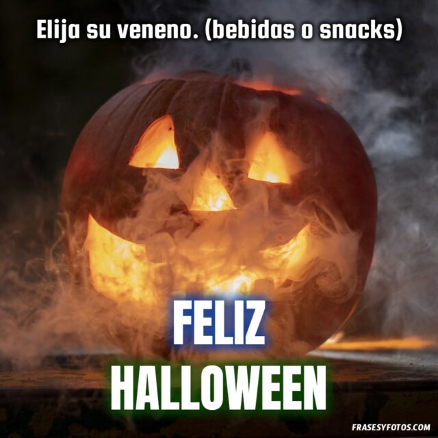 Feliz Halloween 17 imagenes 50 FRASES calabazas brujas fantasmas sustos mensajes de pesadilla 9
