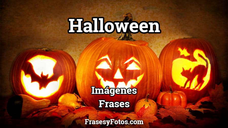 Imágenes con frases de Feliz halloween